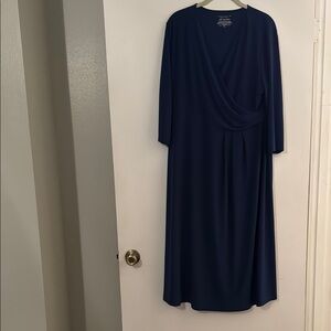 Elegant Navy Blue Women's Dress